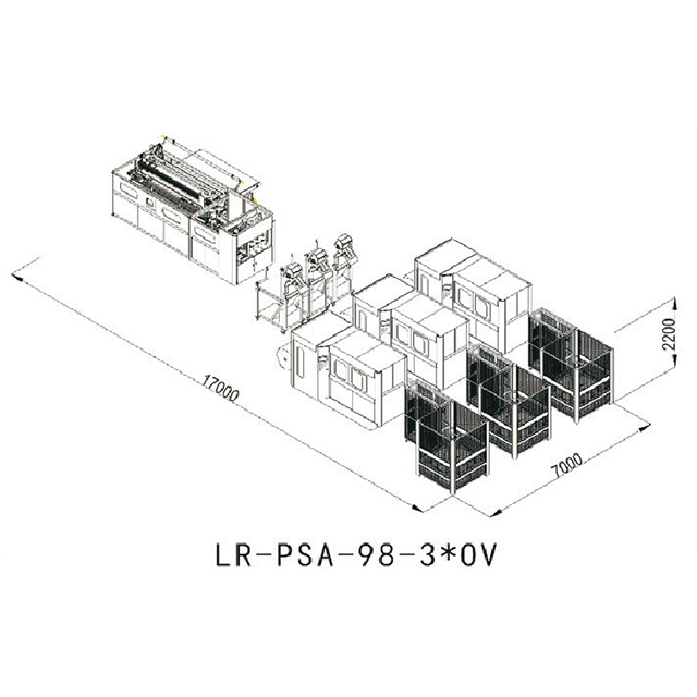LR-PSA-98P آلة تجميع زنبرك الجيب ذات السرعة العالية الأوتوماتيكية بالكامل